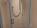 Porte a saloon con paretina laterale fissa in linea